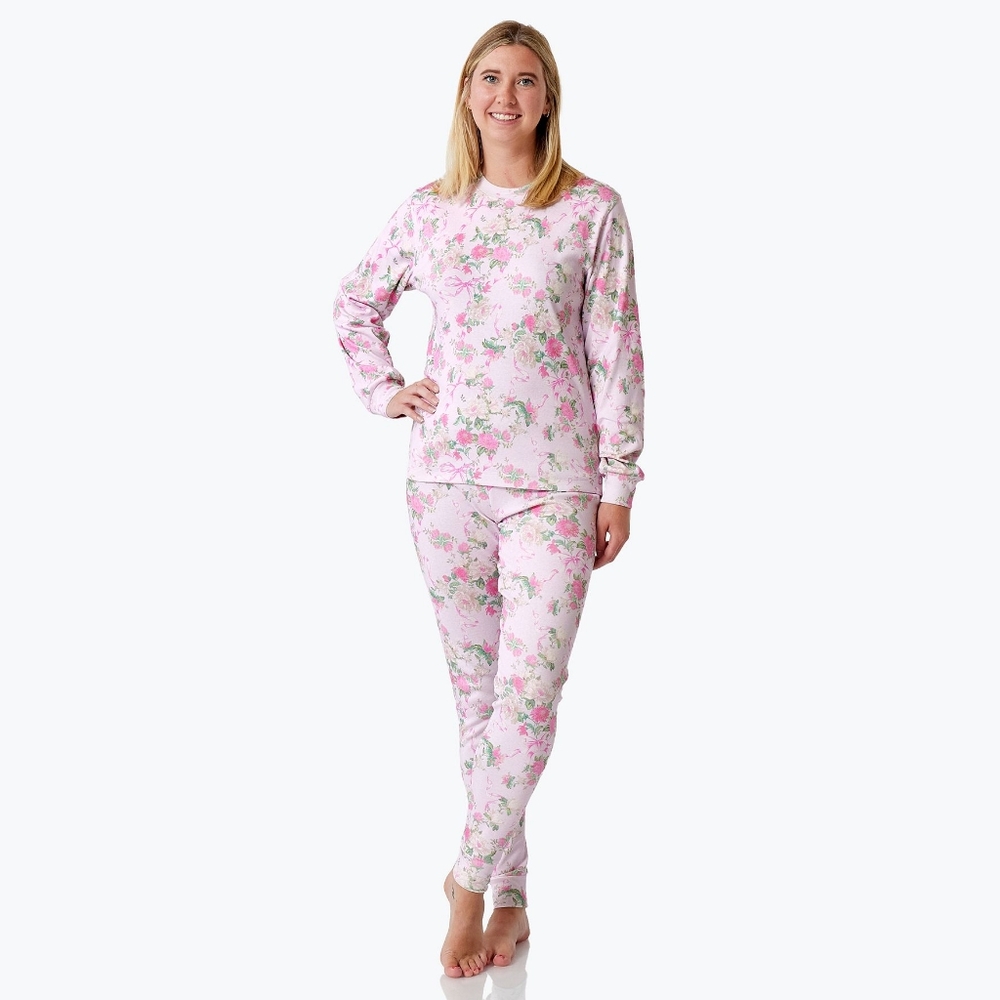Loveshackfancy Cabbage Rose Potter Barn Pajama Set